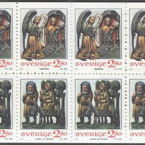 Sverige – F H 453 A kn Julpost 1994 – Altarskåp, kpl **