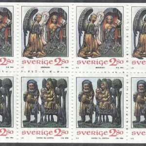 Sverige – F H 453 B RT Julpost 1994 – Altarskåp, kpl **