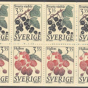 Sverige – F H 455 B cyls 1 + kn Bär, kpl ** Dubbel