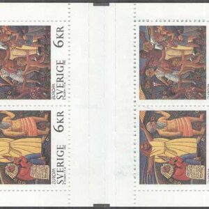 Sverige – F H 457 RT brett Europa CEPT 1995 Fred & Frihet, kpl **