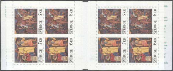 Sverige - F H 457 RT brett Europa CEPT 1995 Fred & Frihet, kpl **