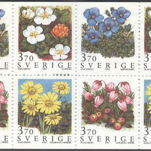 Sverige – F H 458 A RT Fjällblommor, kpl **