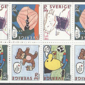 Sverige – F H 461 Hälsningsfrimärken IV, kpl **