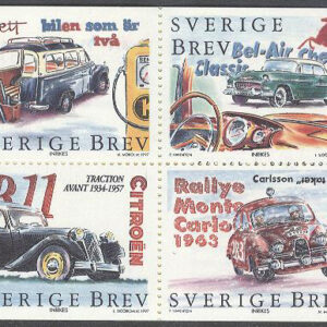Sverige – F H 487 cyls 2 Bilar, kpl **