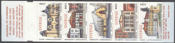 Sverige - F H 494 RT Svenska Hus 4 Hus i Staden, kpl **
