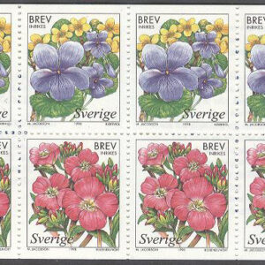 Sverige – F H 495 BII Våtmarksblommor, kpl **