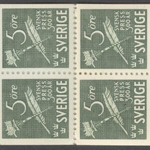 Sverige – F H  73 Svensk Press 300 år, kpl **