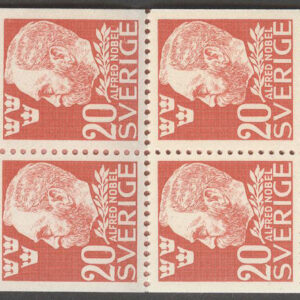 Sverige – F H  80 Alfred Nobel, kpl **