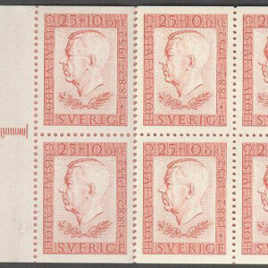 Sverige – F H  98 cyls 1 Gustav VI Adolf 70 år, kpl **