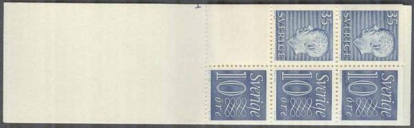 Sverige - F HA  10 OH cyls 1 fot Gustaf VI Adolf typ III, Ny Siffertyp , kpl **