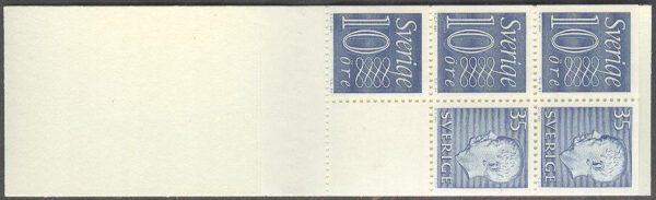 Sverige - F HA  10 OV Gustaf VI Adolf typ III, Ny Siffertyp , kpl **