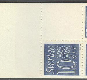 Sverige – F HA  10 RV Gustaf VI Adolf typ III, Ny Siffertyp , kpl **