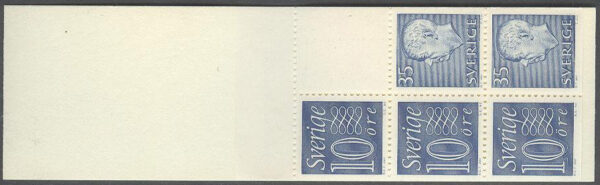 Sverige - F HA  10 RV Gustaf VI Adolf typ III, Ny Siffertyp , kpl **