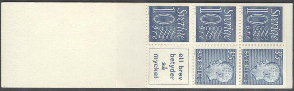 Sverige - F HA  11 A OV variant 1 Gustaf VI Adolf typ III, Ny Siffertyp , kpl **