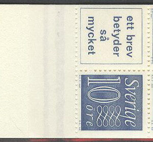 Sverige – F HA  11 Ba OH Gustaf VI Adolf typ III, Ny Siffertyp , kpl **