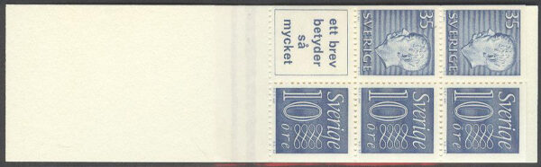 Sverige - F HA  11 Ba OH Gustaf VI Adolf typ III, Ny Siffertyp , kpl **