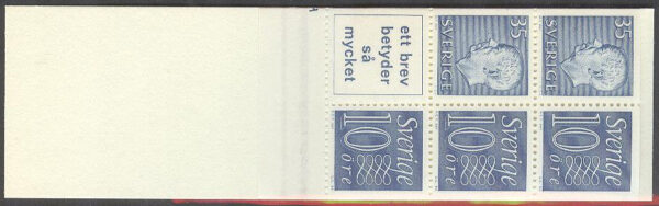 Sverige - F HA  11 Ba OH cyls 1 fot Gustaf VI Adolf typ III, Ny Siffertyp , kpl **