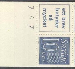 Sverige – F HA  11 Ba OH kn +3 Gustaf VI Adolf typ III, Ny Siffertyp , kpl **