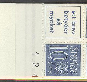 Sverige – F HA  11 Ba OH kn 3+ Gustaf VI Adolf typ III, Ny Siffertyp , kpl **