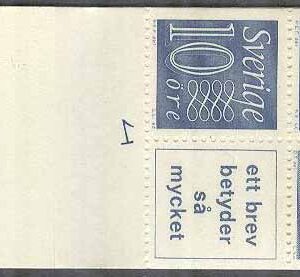 Sverige – F HA  11 Ba OV cyls 1 Gustaf VI Adolf typ III, Ny Siffertyp , kpl **