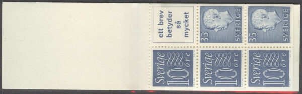 Sverige - F HA  11 Ba RV Gustaf VI Adolf typ III, Ny Siffertyp , kpl **