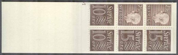 Sverige - F HA  13 A OH cyls 2 fot Gustaf VI Adolf typ III, Ny Siffertyp , kpl **