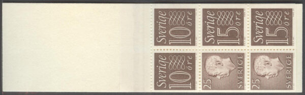 Sverige - F HA  13 A RH Gustaf VI Adolf typ III, Ny Siffertyp , kpl **