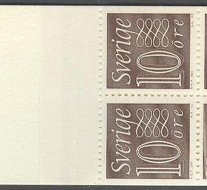 Sverige – F HA  13 B RH Gustaf VI Adolf typ III, Ny Siffertyp , kpl **