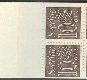 Sverige – F HA  13 B RV Gustaf VI Adolf typ III, Ny Siffertyp , kpl **
