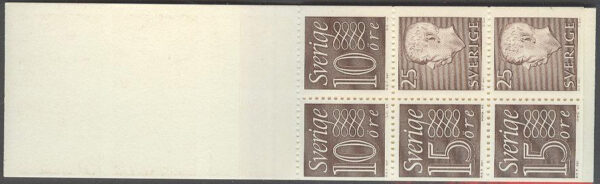 Sverige - F HA  13 B RV Gustaf VI Adolf typ III, Ny Siffertyp , kpl **