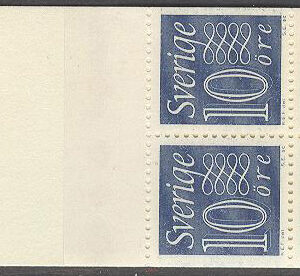 Sverige – F HA  14 B1R remsa 15 mm Gustaf VI Adolf typ III, Ny Siffertyp , kpl **