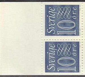Sverige – F HA  14 B2R remsa 24 mm Gustaf VI Adolf typ III, Ny Siffertyp , kpl **