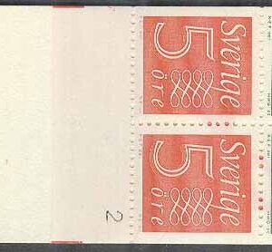Sverige – F HA  15 D2aO kn 1 + Gustaf VI Adolf typ III, Ny Siffertyp , kpl **