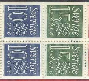 Sverige – F HA  16 C2O kn 4+ Gustaf VI Adolf typ III, Ny Siffertyp , kpl **