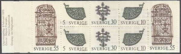 Sverige - F HA  19 A1 cyls 2 fot Svenskt konstsmide, kpl **