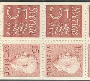 Sverige – F HA   5 B OV Gustaf VI Adolf typ II, Ny Siffertyp , kpl **