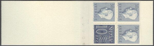 Sverige - F HA   6 B OH Gustaf VI Adolf typ II, Ny Siffertyp , kpl **