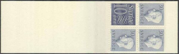 Sverige - F HA   6 B OV Gustaf VI Adolf typ II, Ny Siffertyp , kpl **