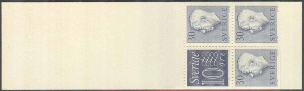 Sverige - F HA   6 B RV utan sneds Gustaf VI Adolf typ II, Ny Siffertyp , kpl **