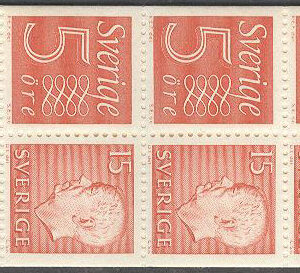 Sverige – F HA   7 A OV Gustaf VI Adolf typ III, Ny Siffertyp , kpl **