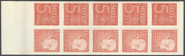 Sverige - F HA   7 A OV Gustaf VI Adolf typ III, Ny Siffertyp , kpl **