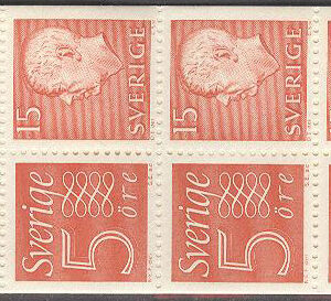 Sverige – F HA   7 A RV Gustaf VI Adolf typ III, Ny Siffertyp , kpl **