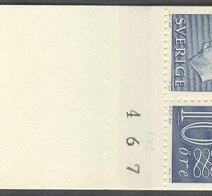 Sverige – F HA   8 OH 3+ antikva Gustaf VI Adolf typ III, Ny Siffertyp , kpl **