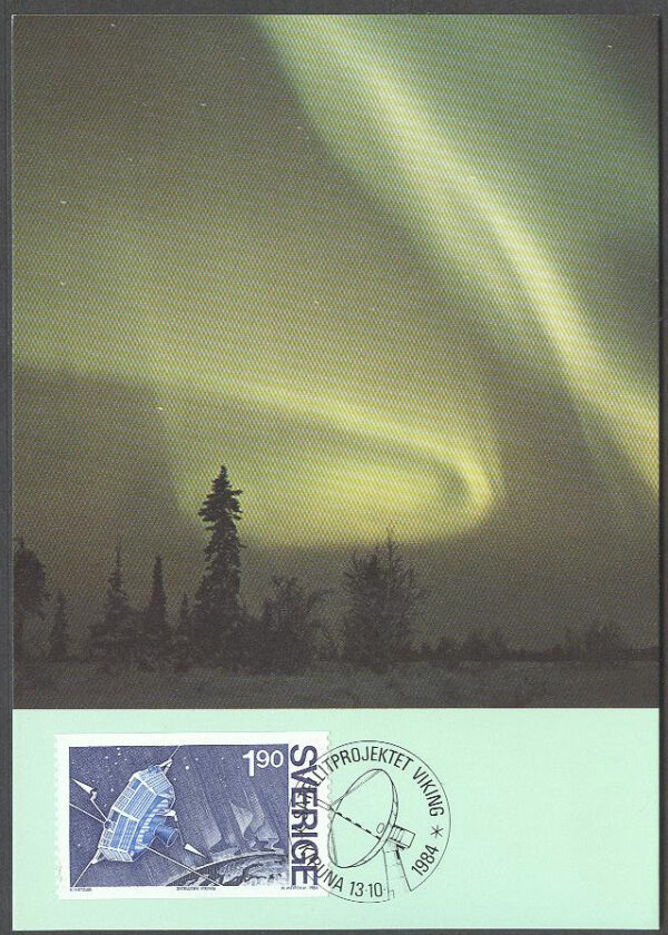 Sverige - Maxikort Nr  13-14 - Satellitprojekt Viking, 2 kpl
