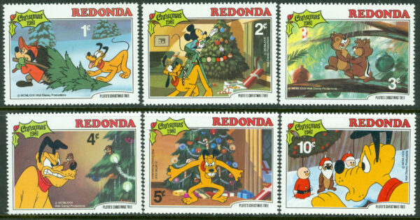 Redonda - M   82-87 Disney, Plutos jul 1981, 6 ol**
