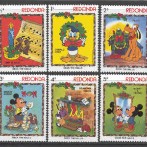Redonda – M  138-143 Disney – Musse Piggs julafton 1983, 6 ol**