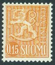 Finland – F  566 I Lejontyp m/63 Typ I, 0,15 Mk **