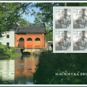Sverige – F SS  19 Bruksmiljöer, souvenirark **