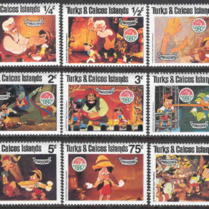 Turks & Caicos Islands – M  503-511 Disney – Pinocchio, 9 kpl **