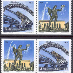 Sverige – F 1790SX1+SX2 Norden X, turistmål, 2 par kpl **